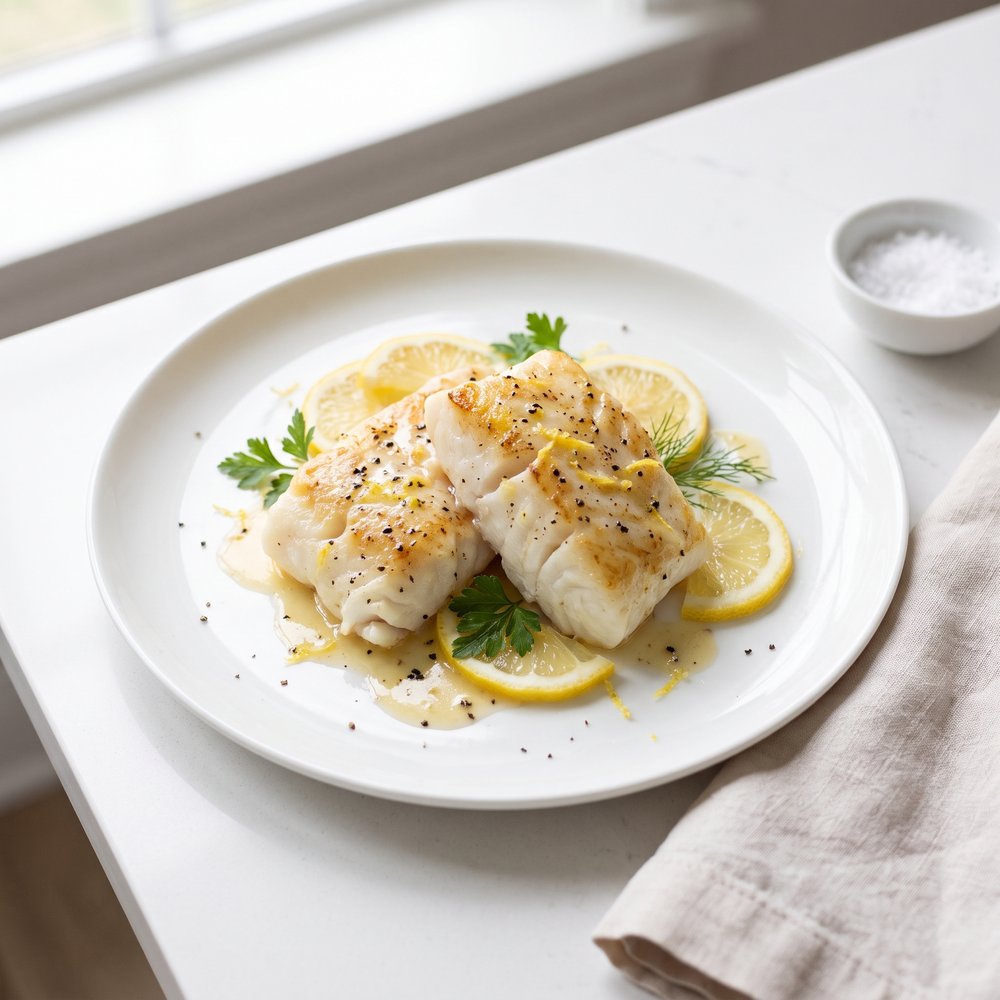 Black Pepper Lemon Cod
