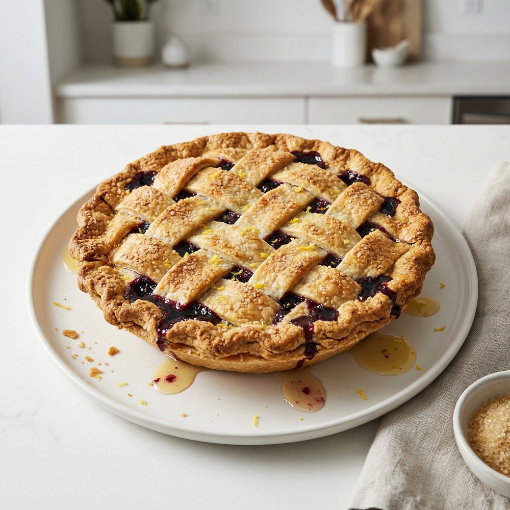 Blackberry-Lemon Pie