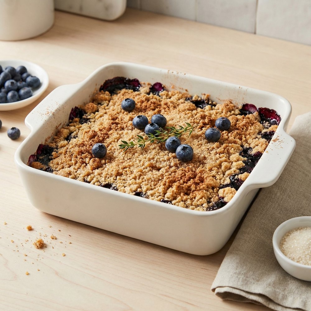 Blueberry Cinnamon Crisp