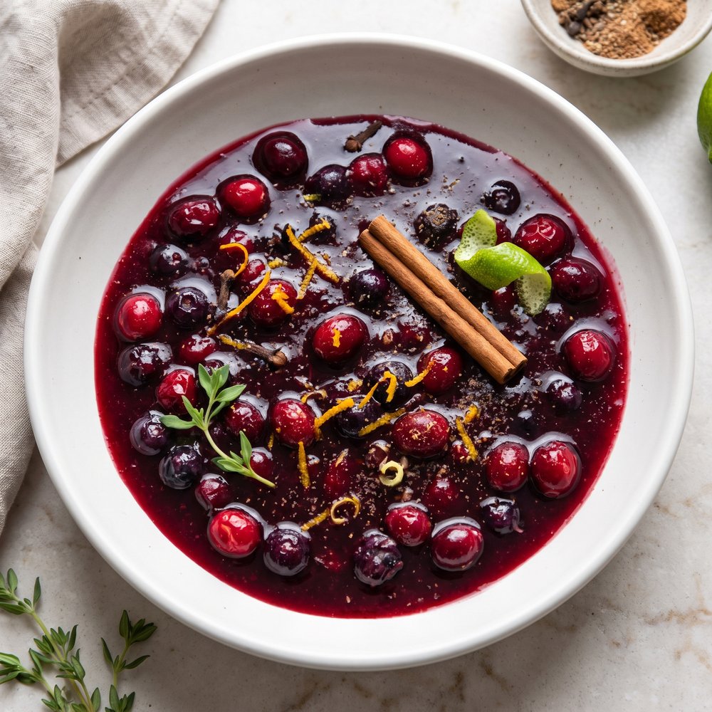 Blueberry Cranberry Compote