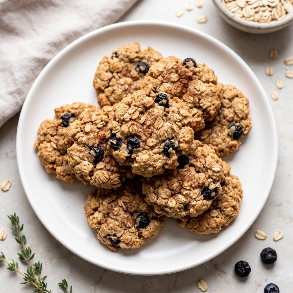 Blueberry Oatmeal Cookies