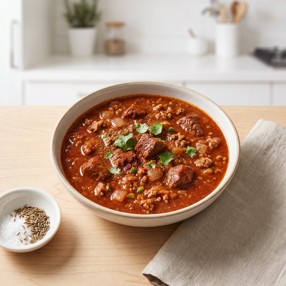 Bourbon-and-Beer Venison Chili