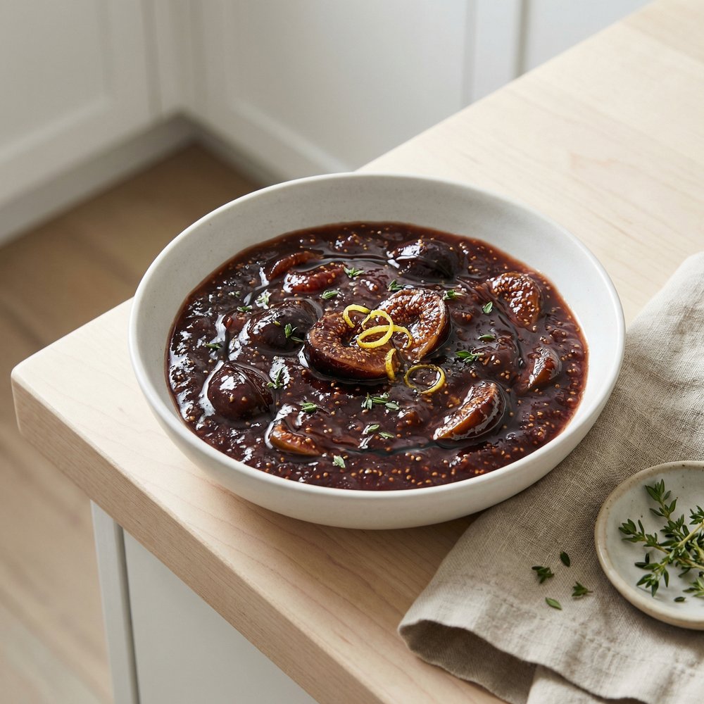 Bourbon-Balsamic Fig Compote
