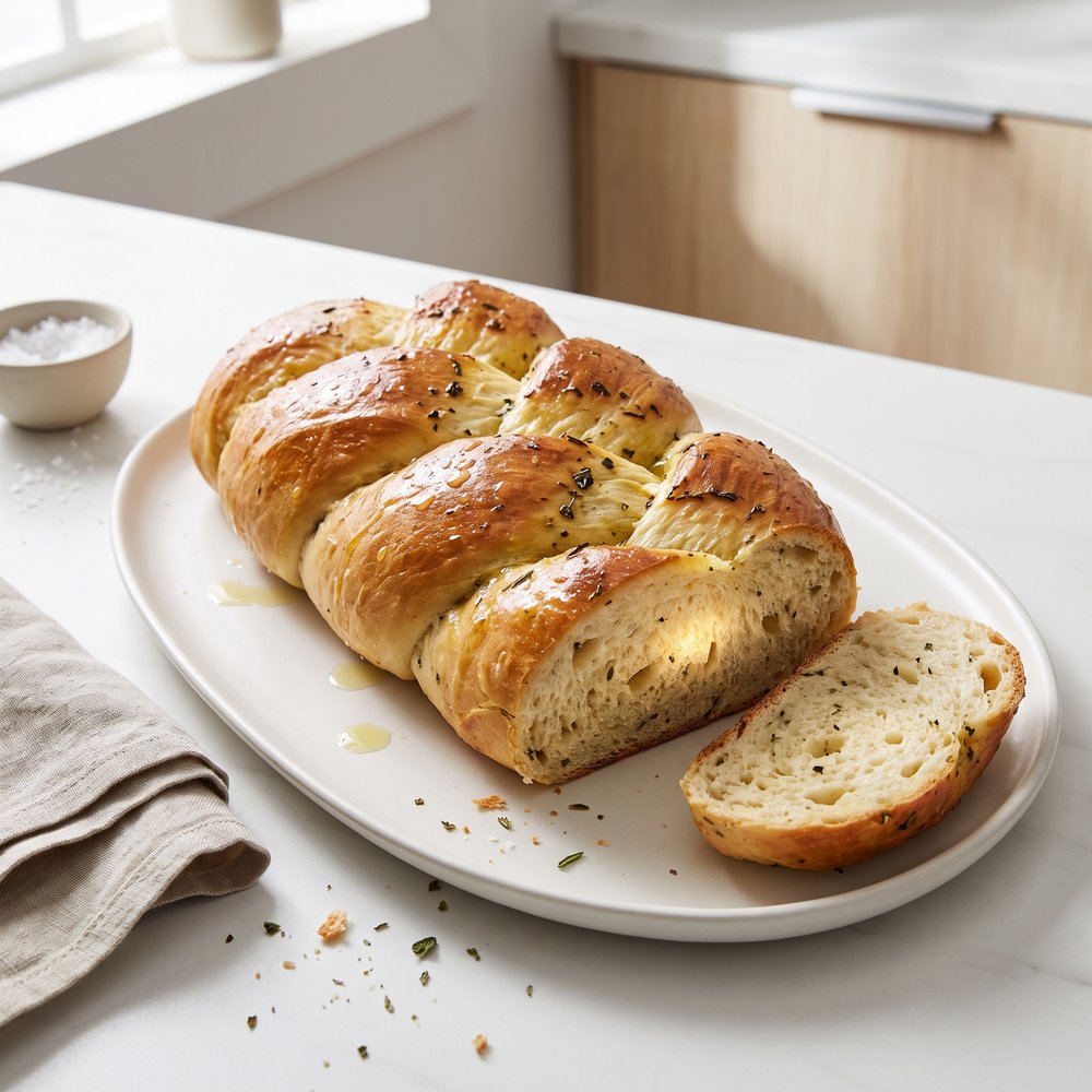 Braided Italian Herb Bread
