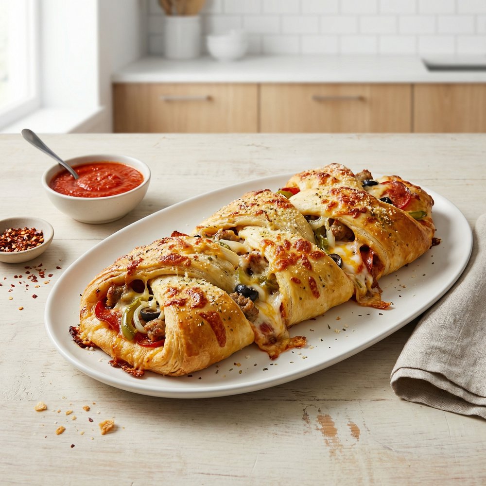 Braided Colorado Pizza Loaf