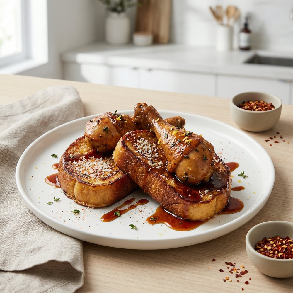 Braised Chicken Drumstick Toast