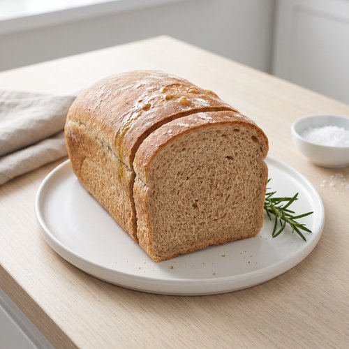 Bread Machine No-Sugar Whole Wheat Bread