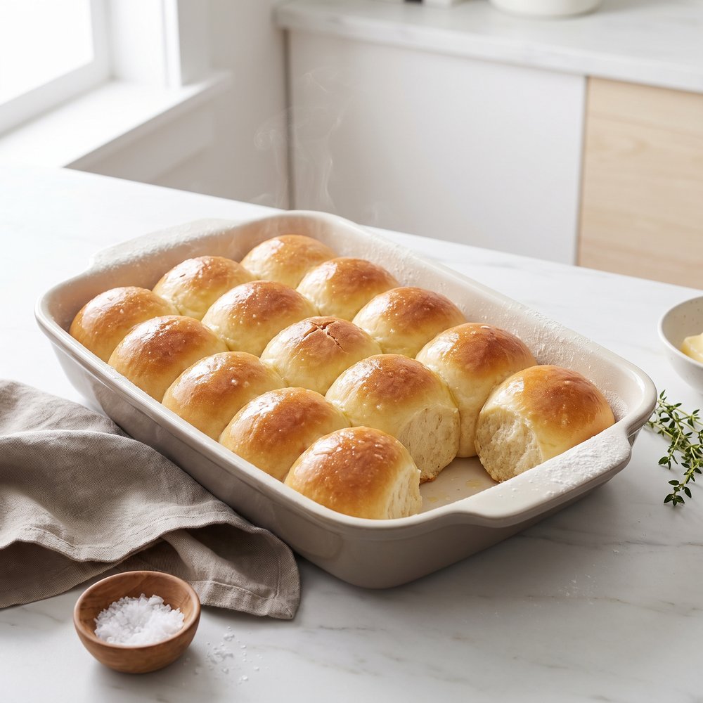 Bread Machine Soft Dinner Rolls