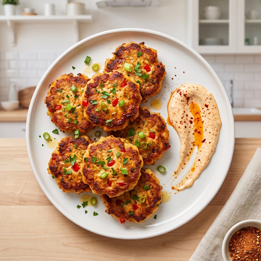 Breadcrumb-Free Cajun Crab Cakes