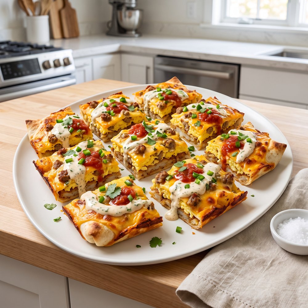 Breakfast Crunchwrap Casserole