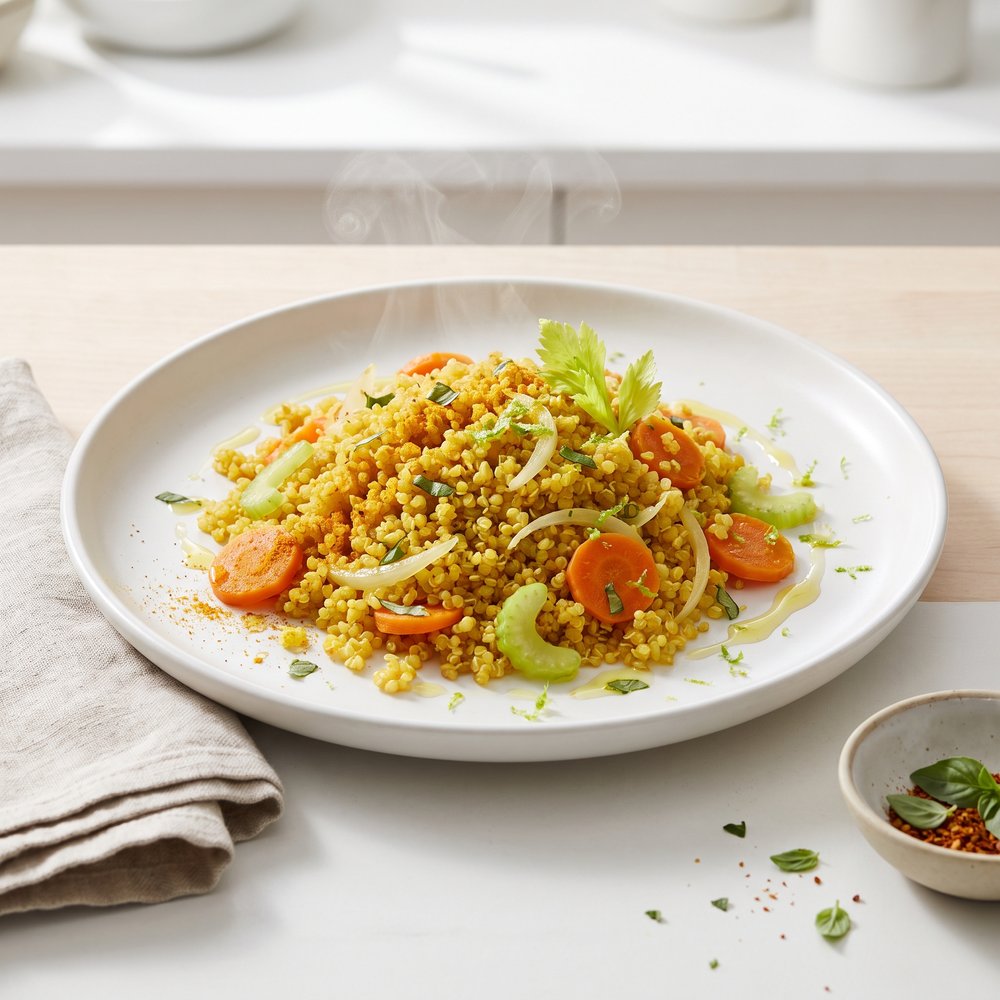 Bright Lime-Herbed Quinoa