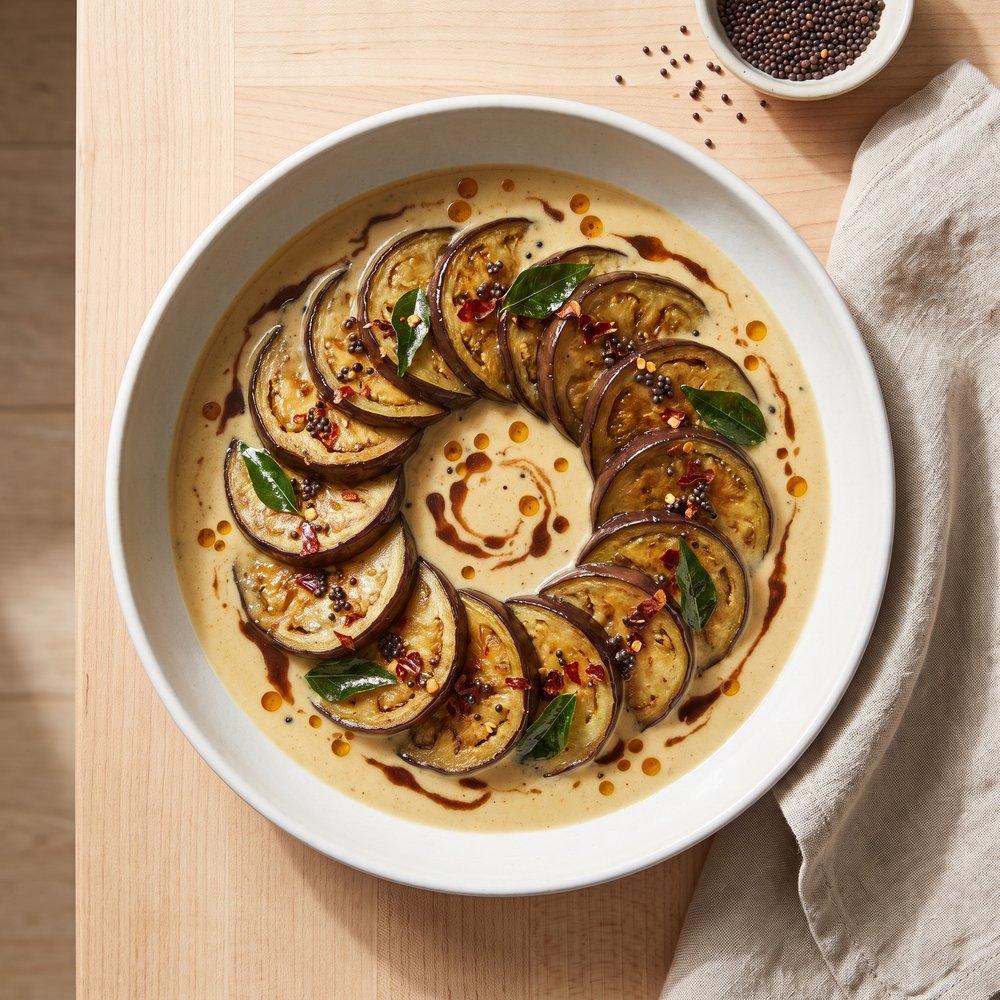 Brinjal (Eggplant) in Coconut Milk