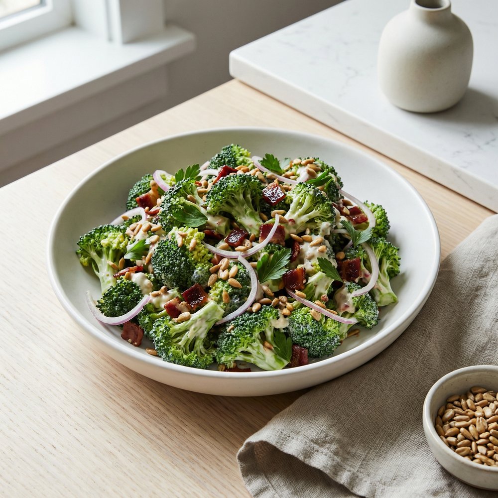 Broccoli and Bacon Salad