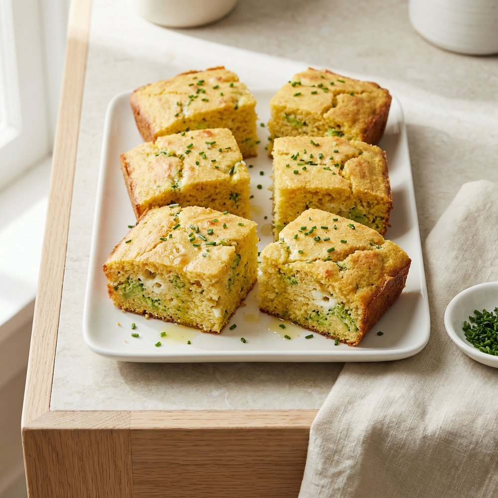 Cheesy Broccoli Cornbread