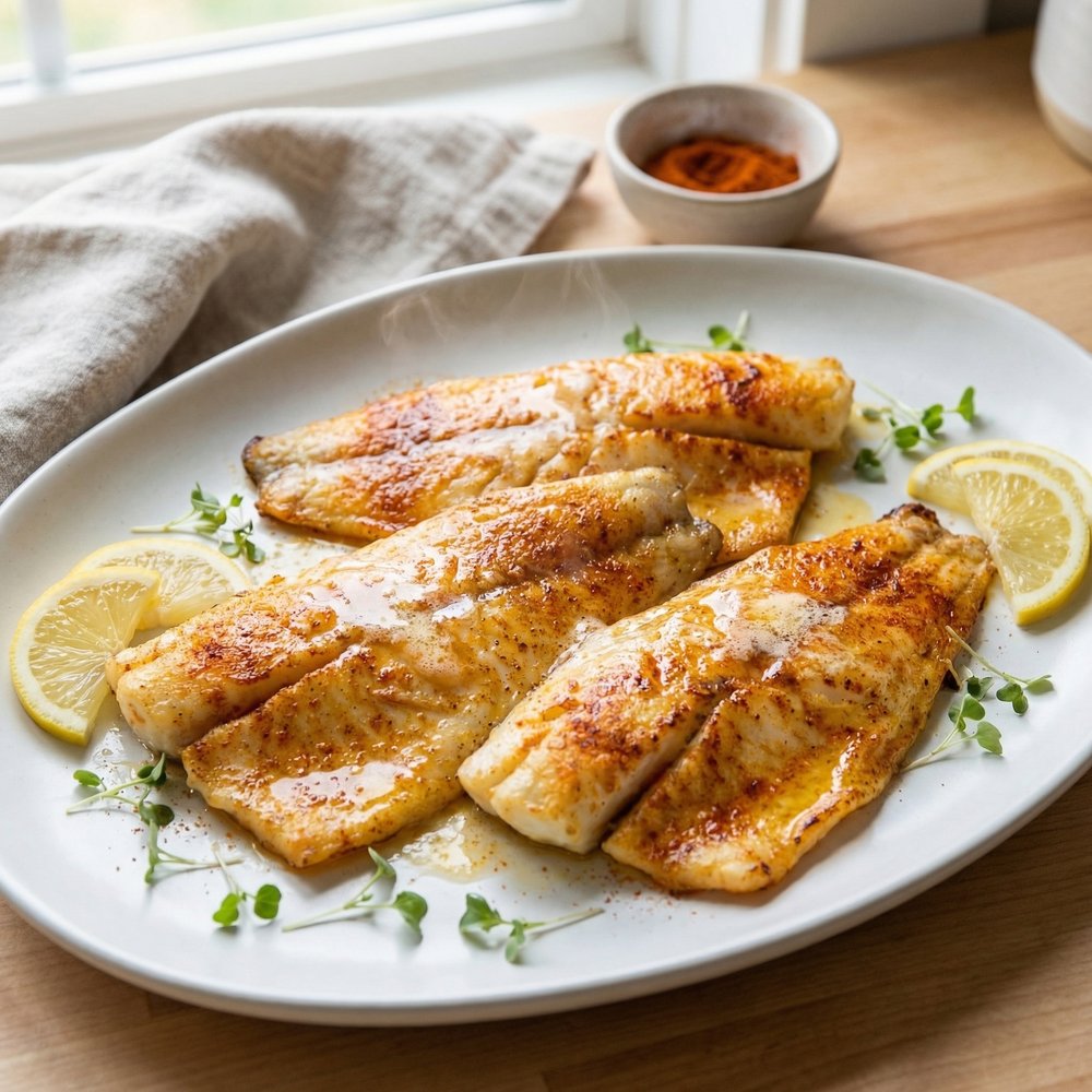 Quick Broiled Haddock Fillets