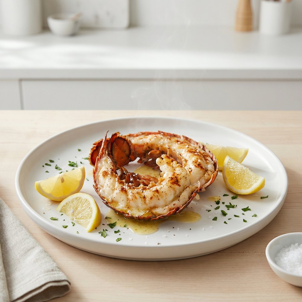Butter-Broiled Lobster Tails