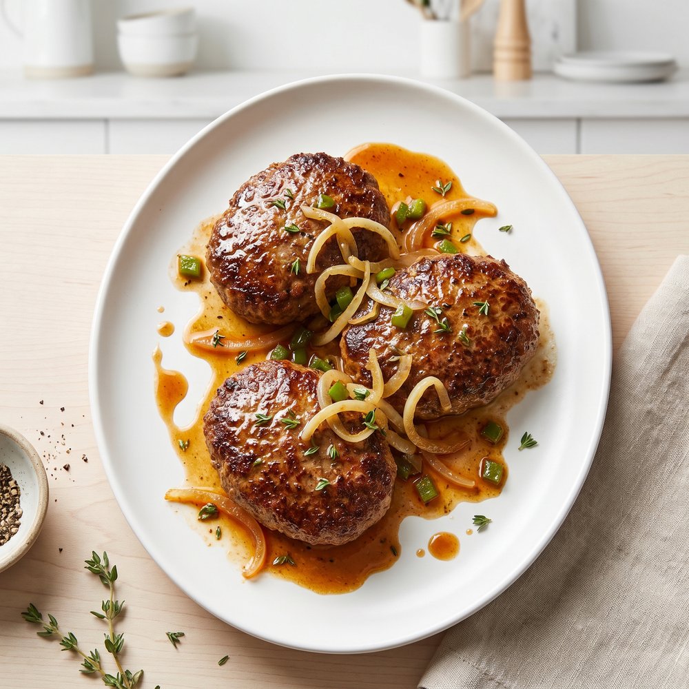 Broiler-Seared Salisbury Steaks