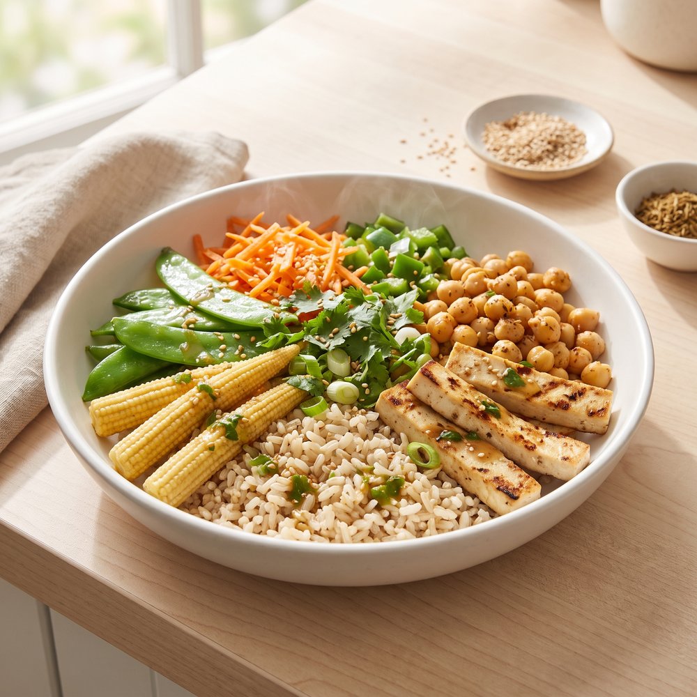 Brown Rice Buddha Bowl