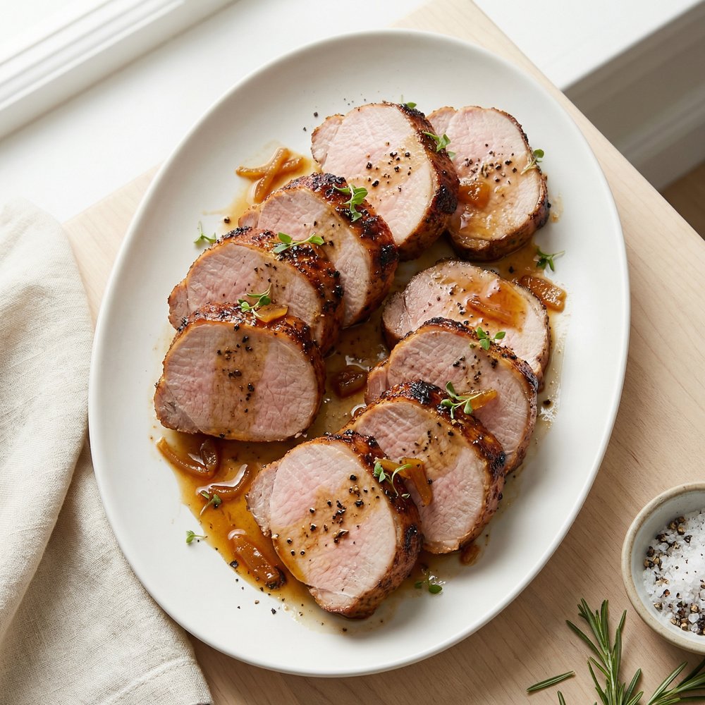 Brown Sugar–Ginger Glazed Roast Pork