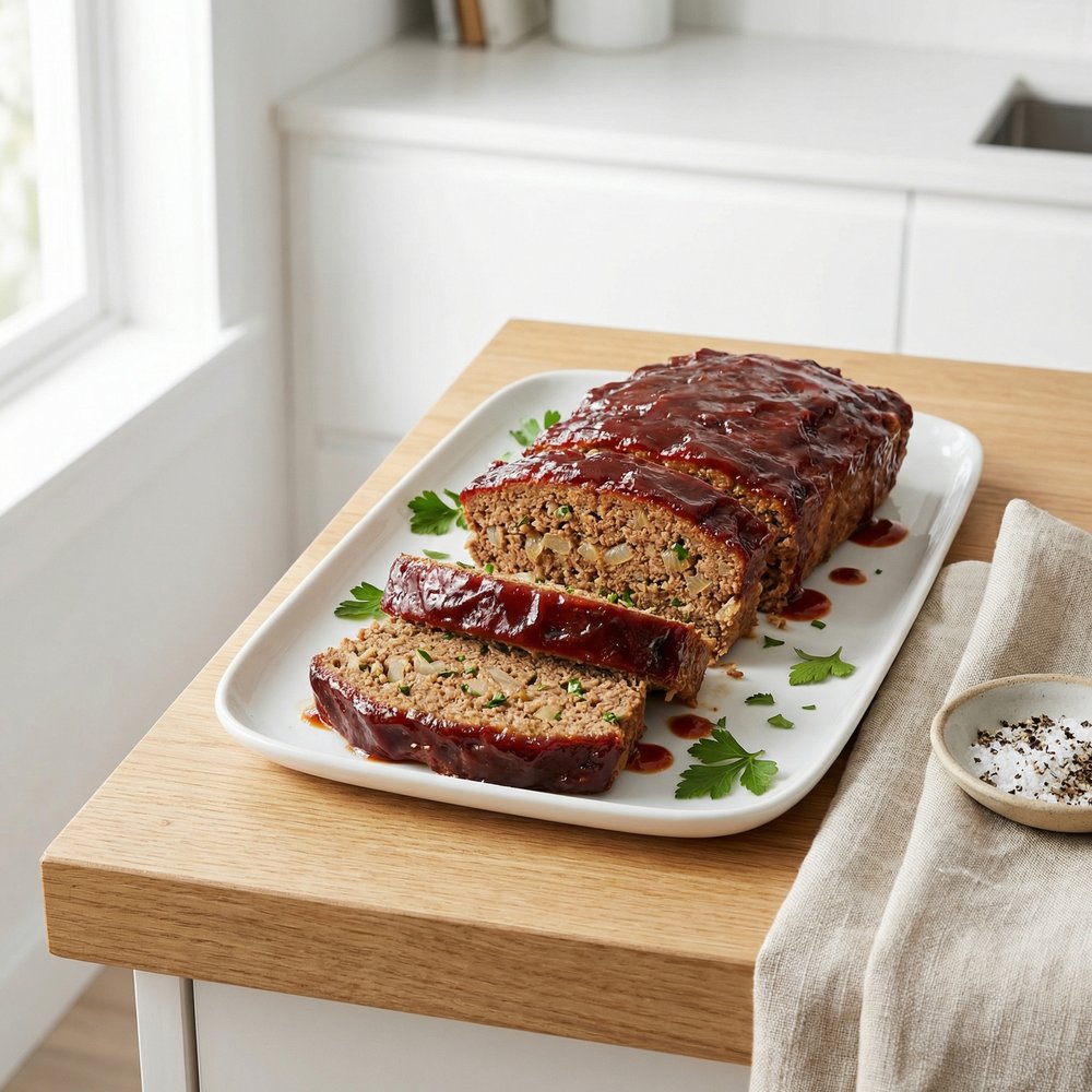 Healthier Brown Sugar Meatloaf