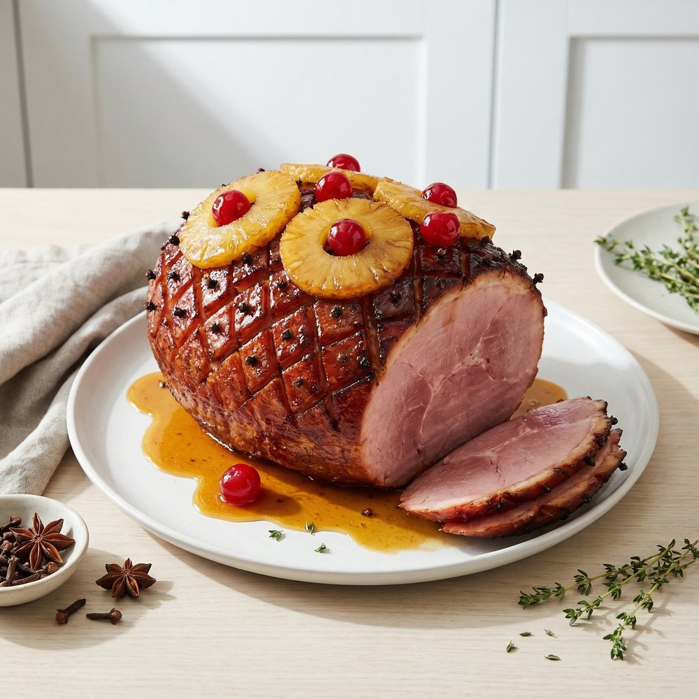 Pineapple-Glazed Baked Ham