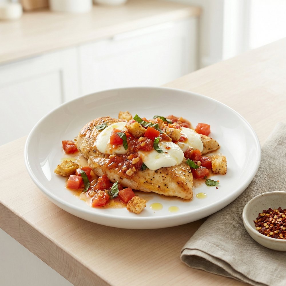 Hunt's Tomato-Basil Bruschetta Chicken Skillet
