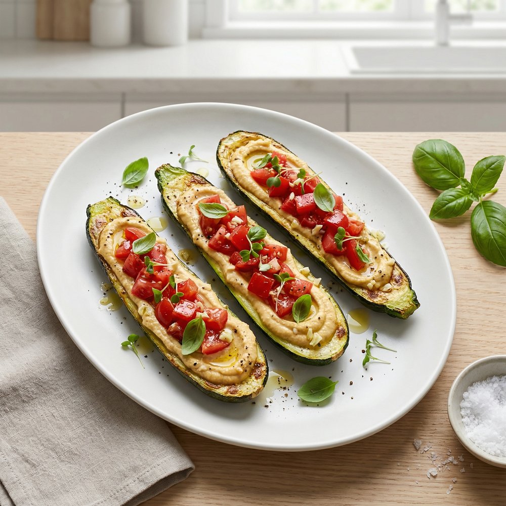 Vegan Zucchini Boats