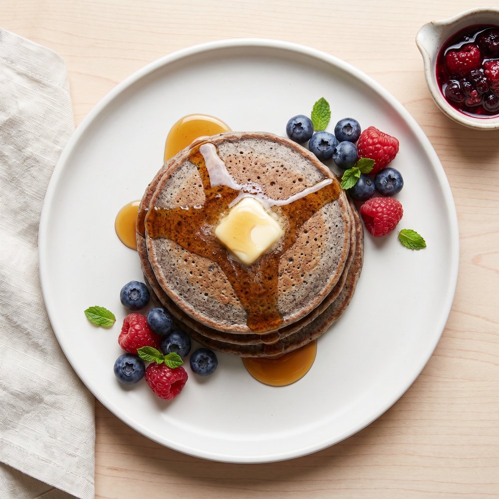 Buckwheat Buttermilk Pancakes