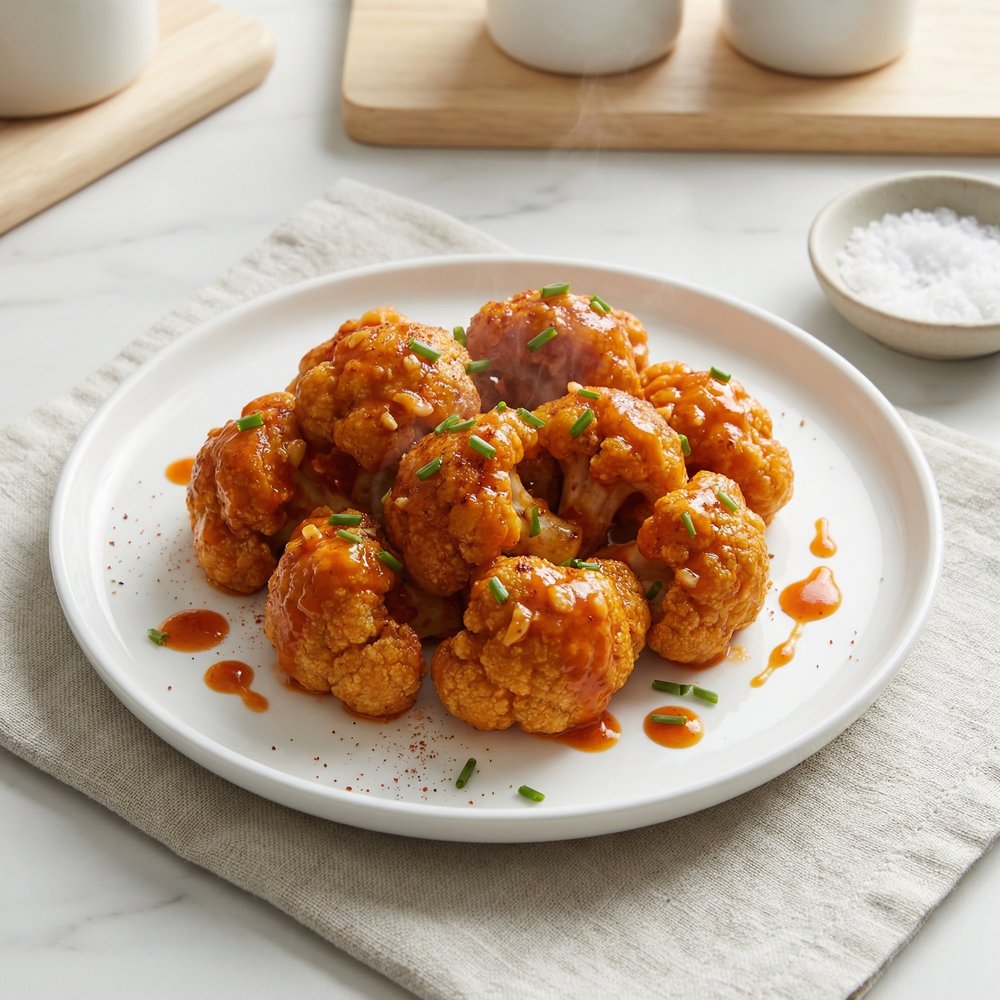 Buffalo Cauliflower Bites in the Air Fryer