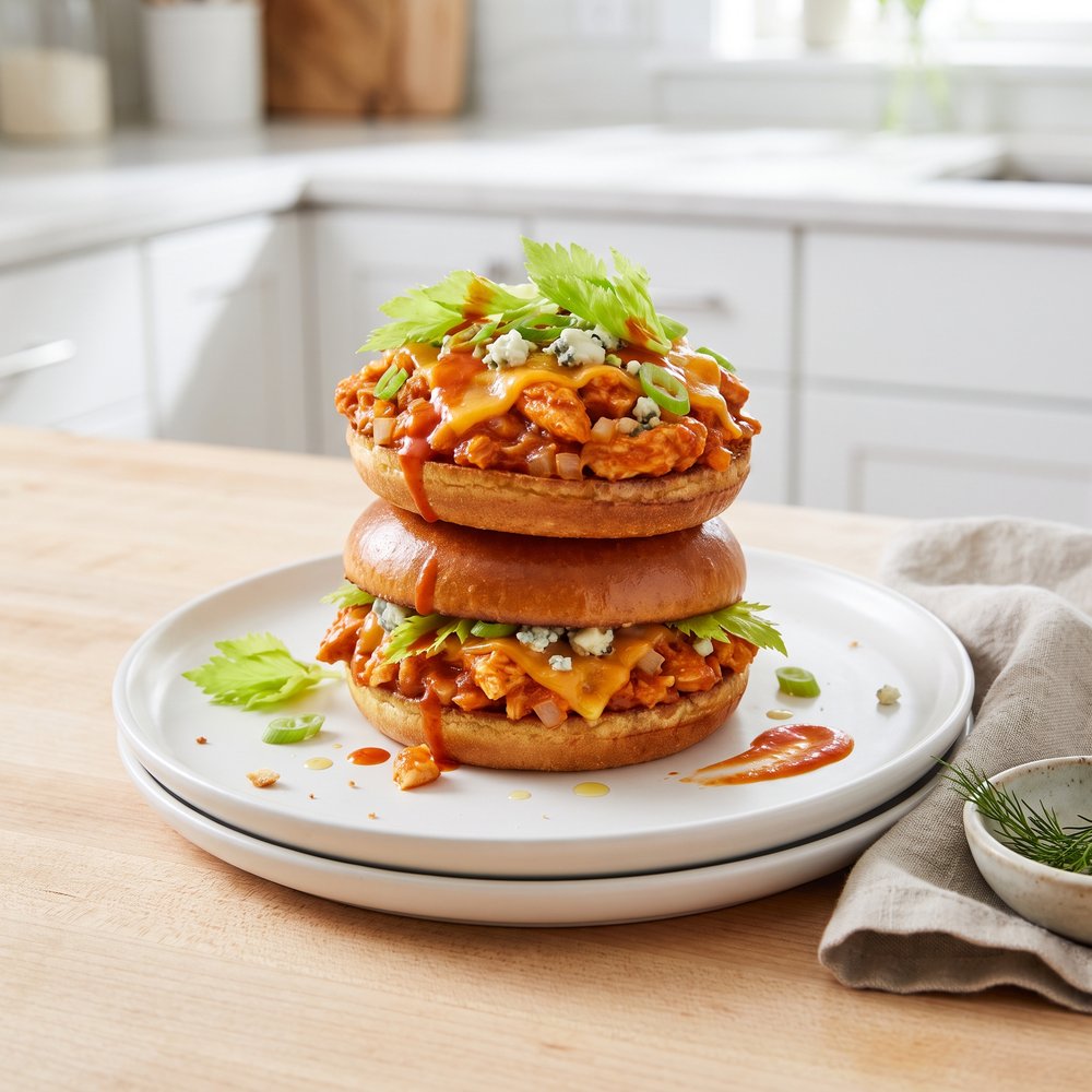 Buffalo Chicken Sloppy Joes
