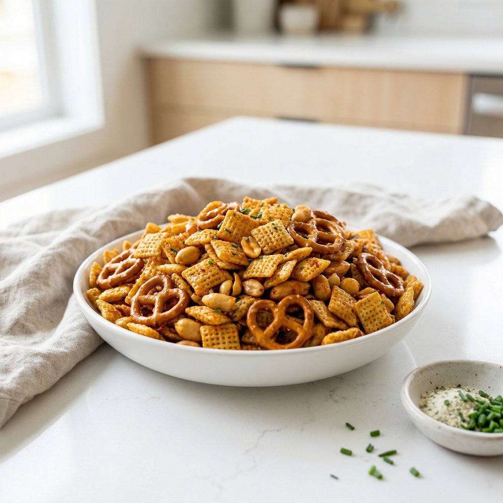 Spicy Buffalo Chex Mix