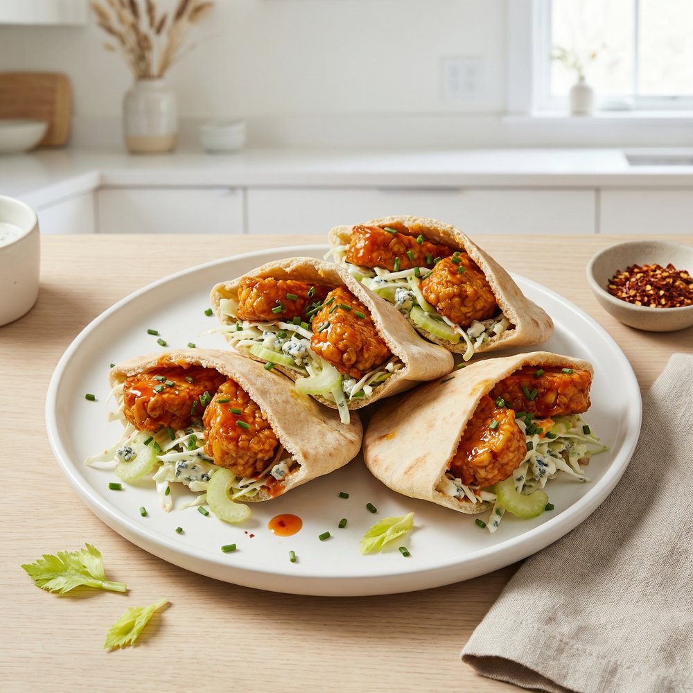 Buffalo Tempeh Sliders