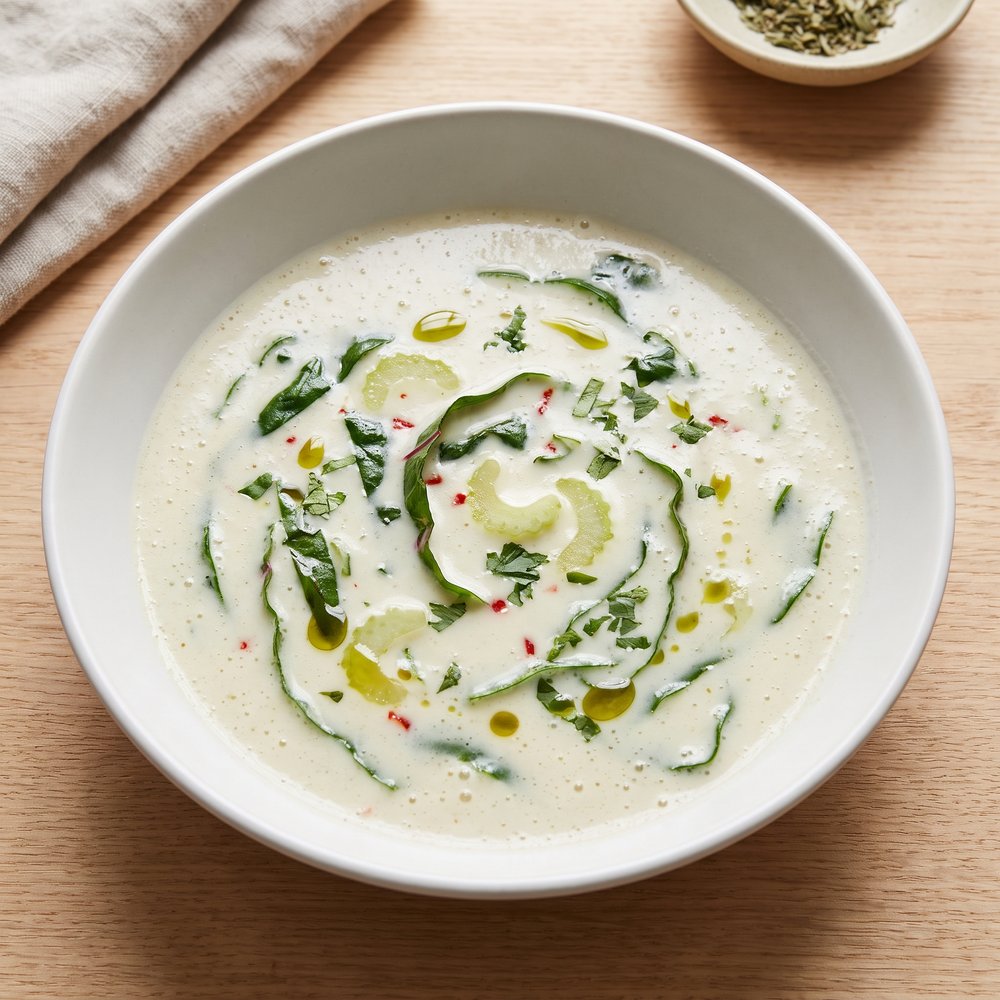 Bushala (Swiss Chard Soup)
