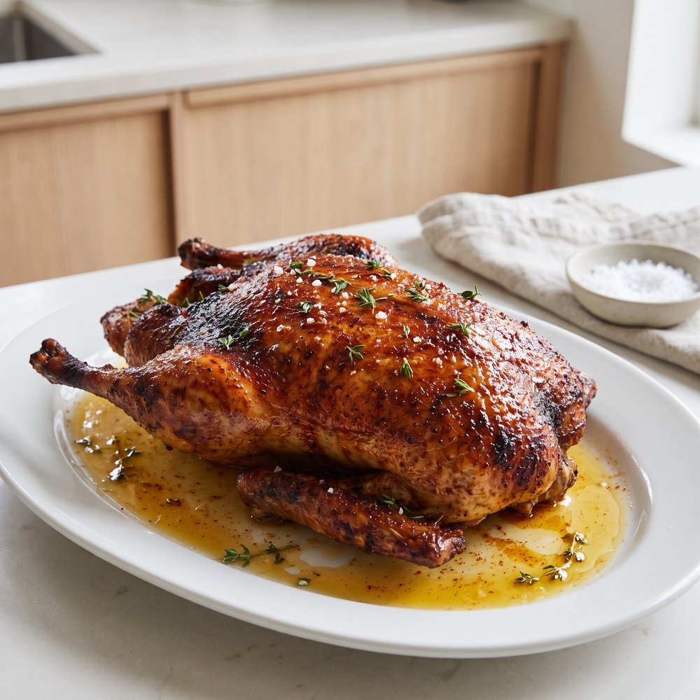 Butter-Basted Roast Duck