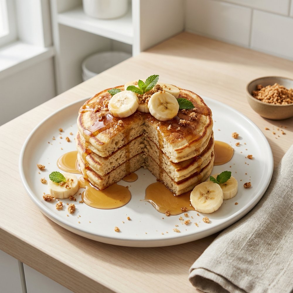 Buttermilk Banana Pancakes