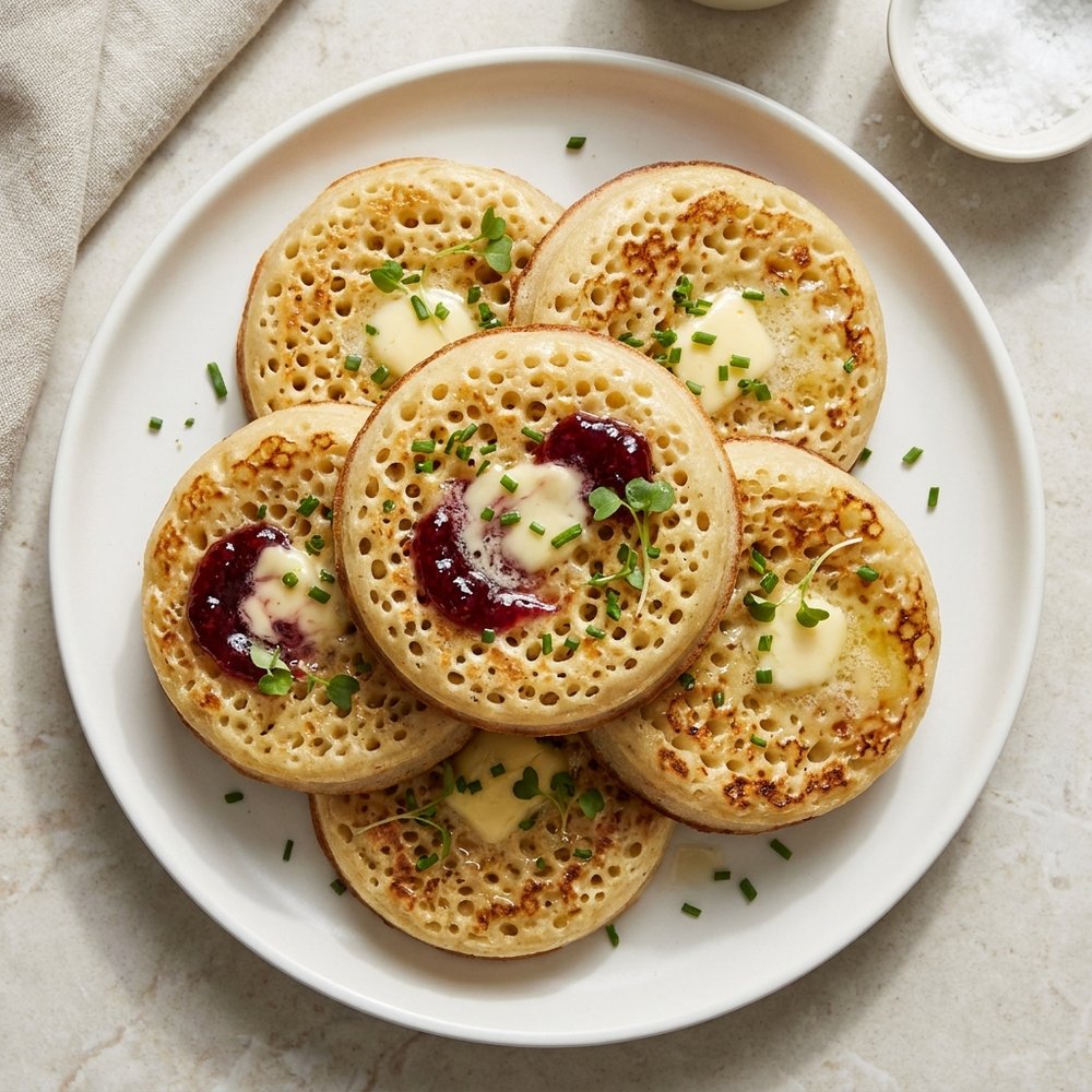 Buttermilk Breakfast Crumpets