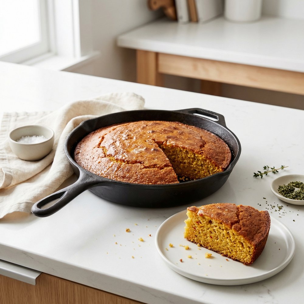 Skillet-Baked Cornbread