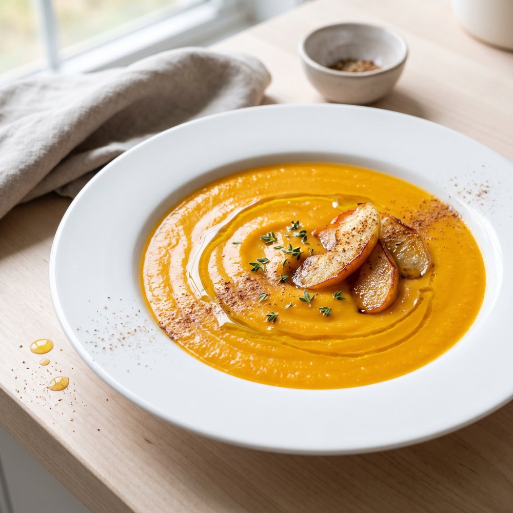 Butternut Squash Leek Soup