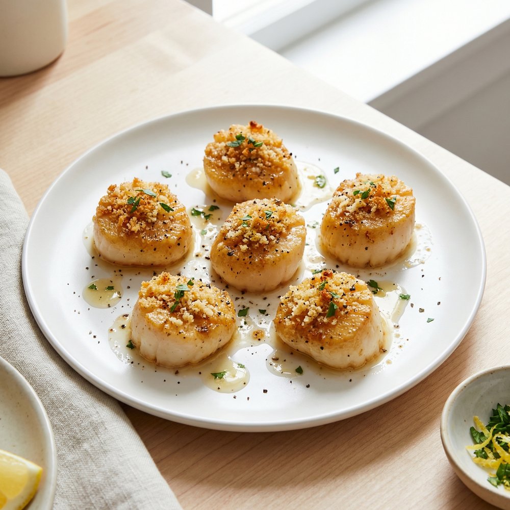 Dinah's Baked Scallops