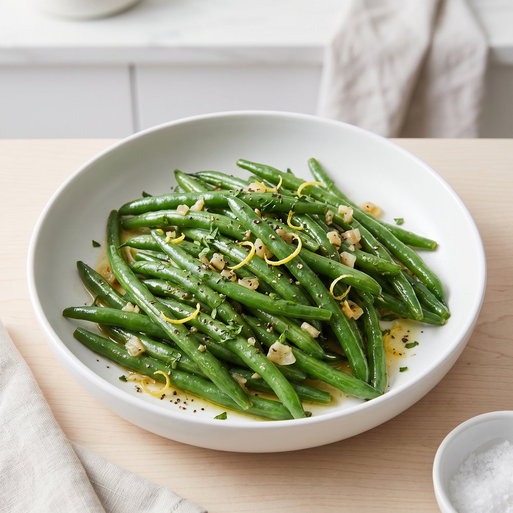 Buttery Garlic Green Beans