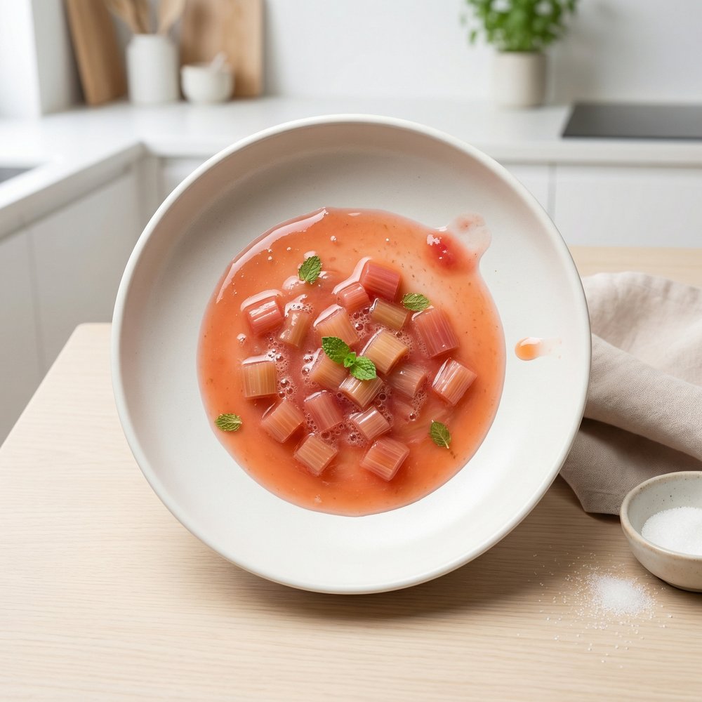 Buttery Sweet-Tart Rhubarb Compote