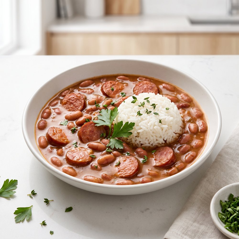 Cajun-Style Red Bean Pot