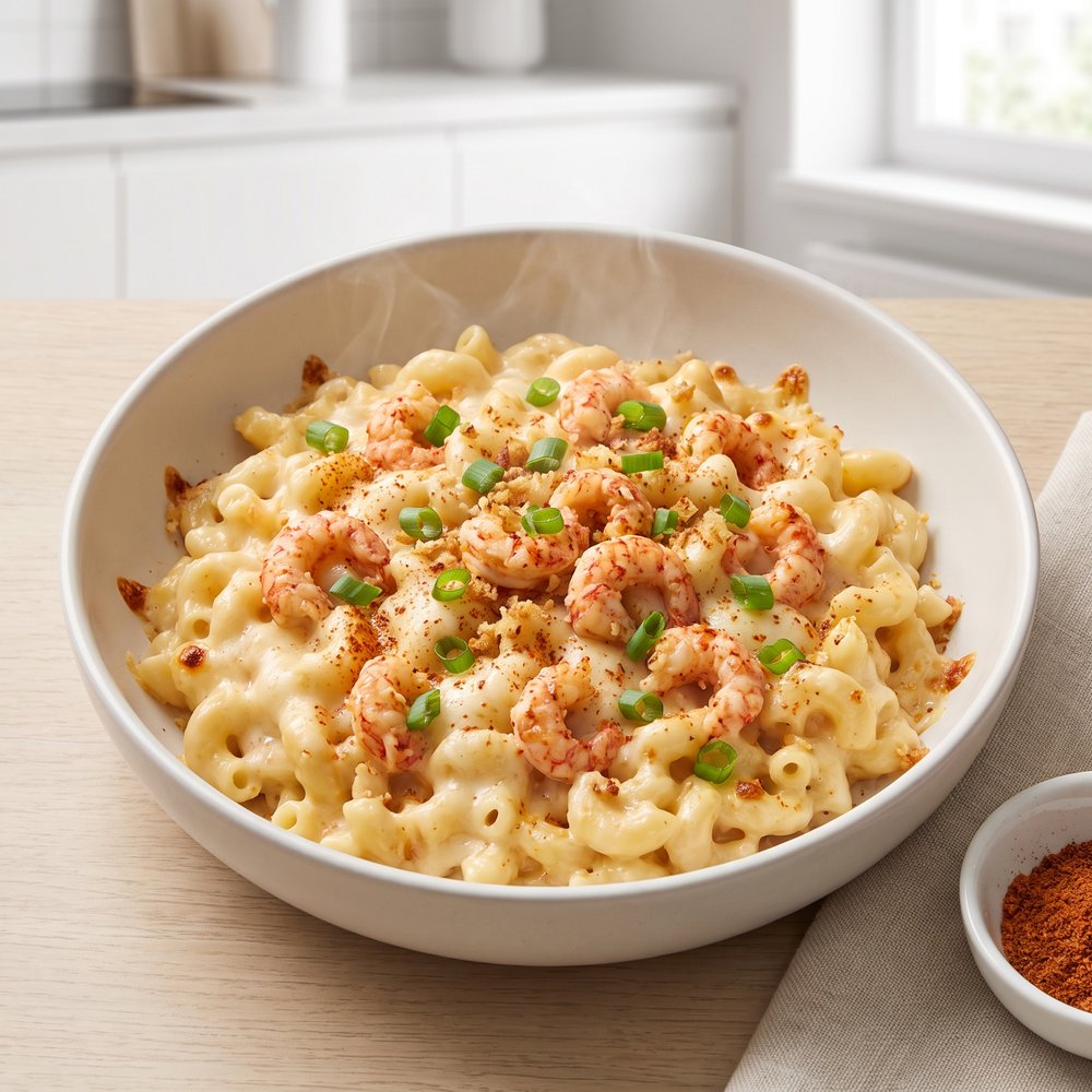 Cajun Crawfish Macaroni and Cheese