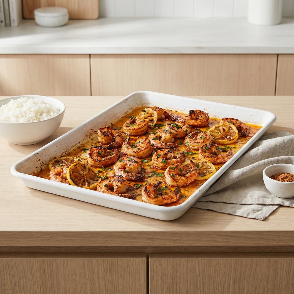 Sheet Pan New Orleans-Style Shrimp