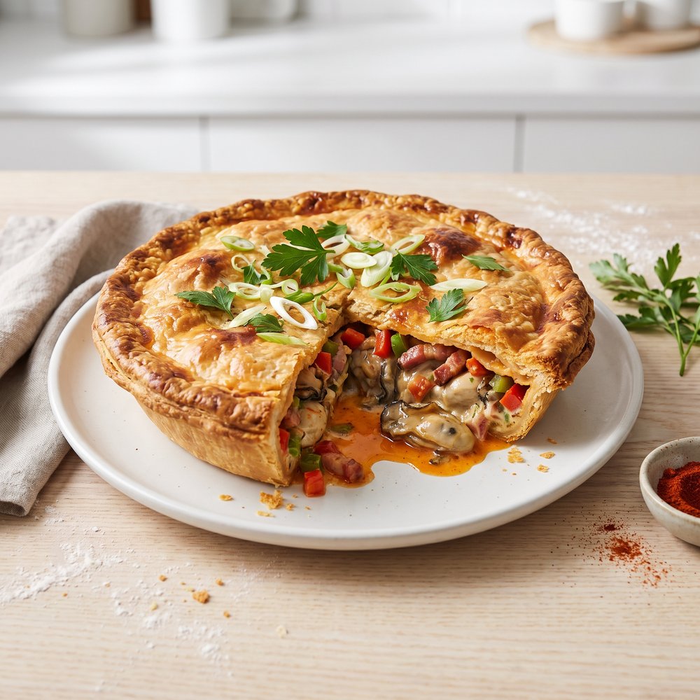 Cajun Oyster Pie