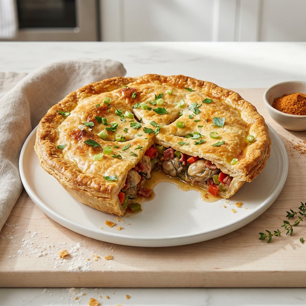 Cajun Oyster Pie