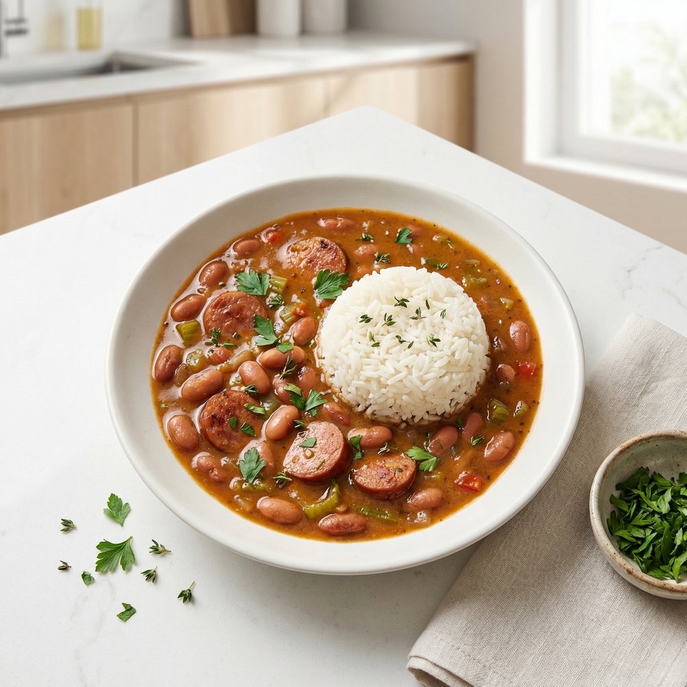 Cajun-Style Red Bean Pot
