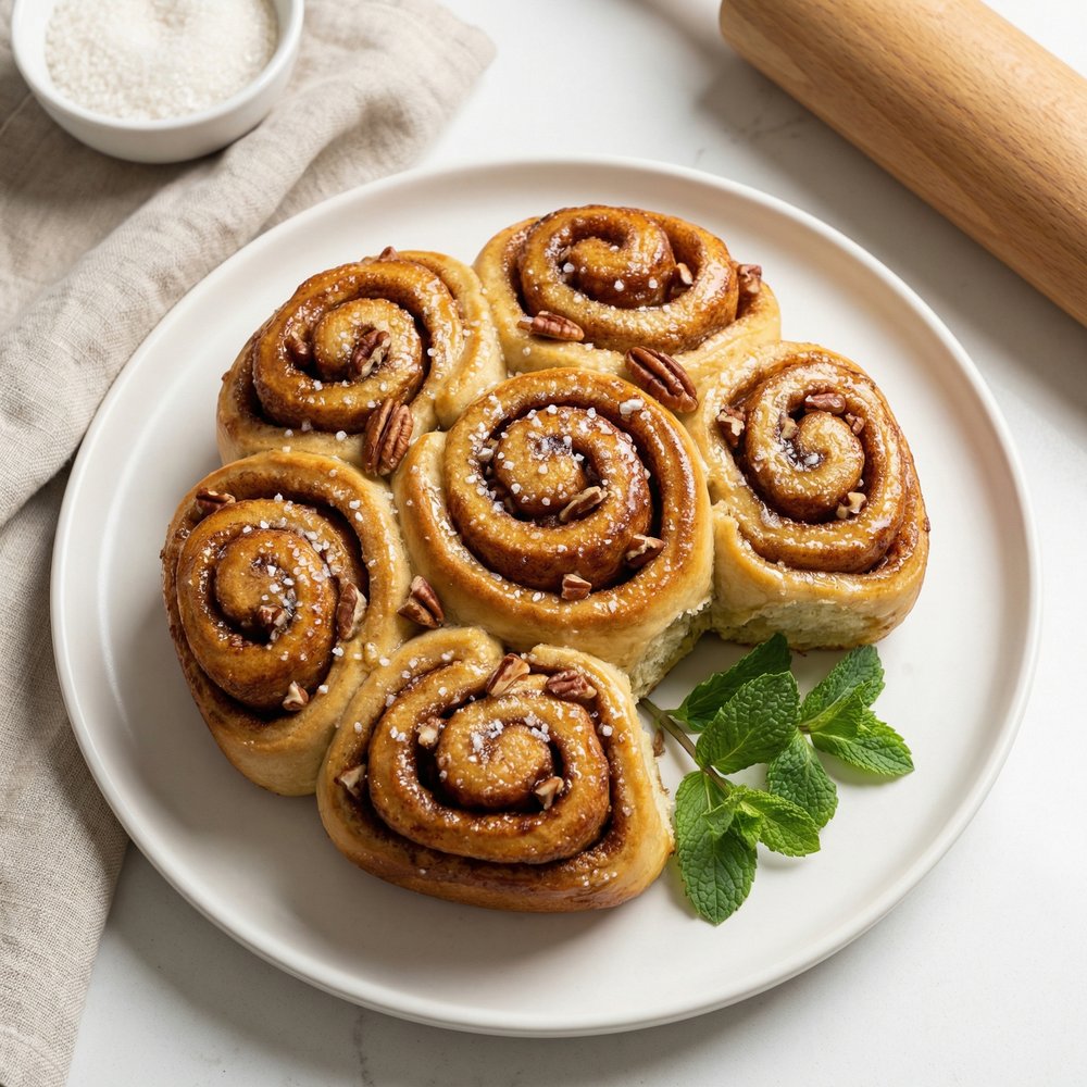 Cinnamon Rolls Made with Cake Mix
