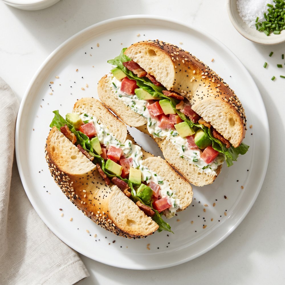 California Chopped BLT Bagel Sandwich