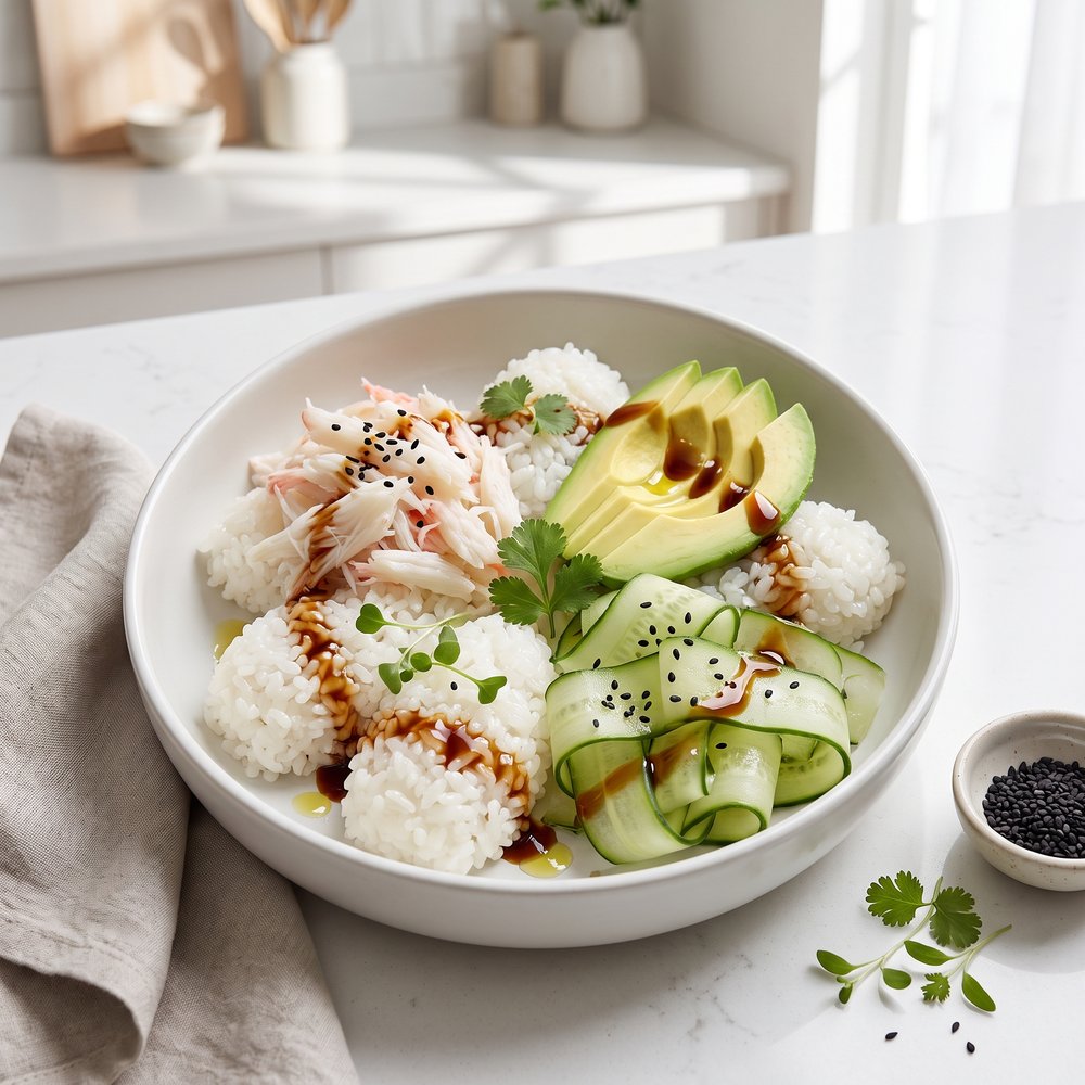 California Roll Sushi Bowl